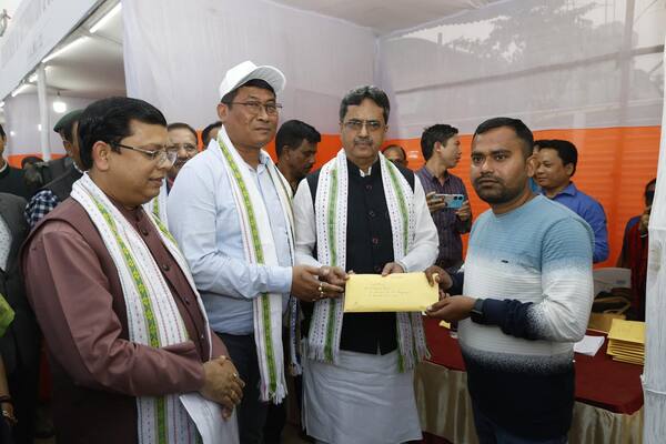 Job offer letter distribution in Tripura